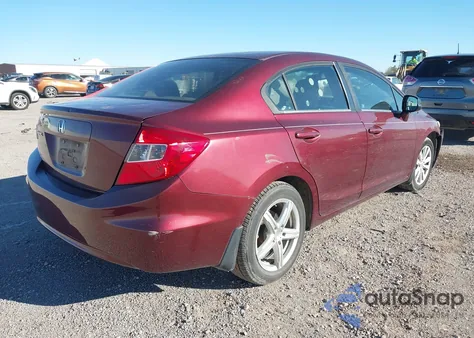 2012 Honda Civic Ex из США, поврежденный, VIN 2HGFB2F84CH542717